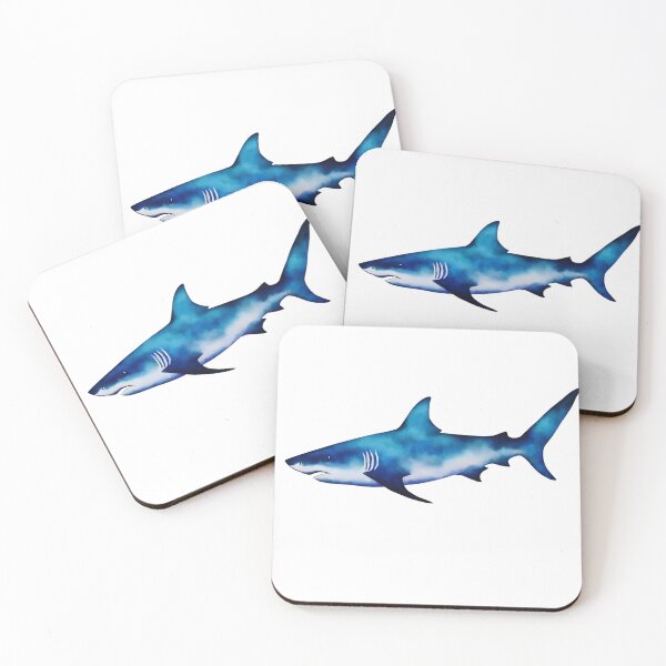 Item preview, Graceful Watercolor Tiger Shark designed and sold by Fashon1.
