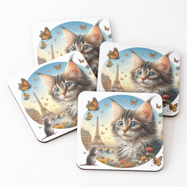 Item preview, #MaineCoonCat, #EiffelTowerDesign, designed and sold by KICIART.