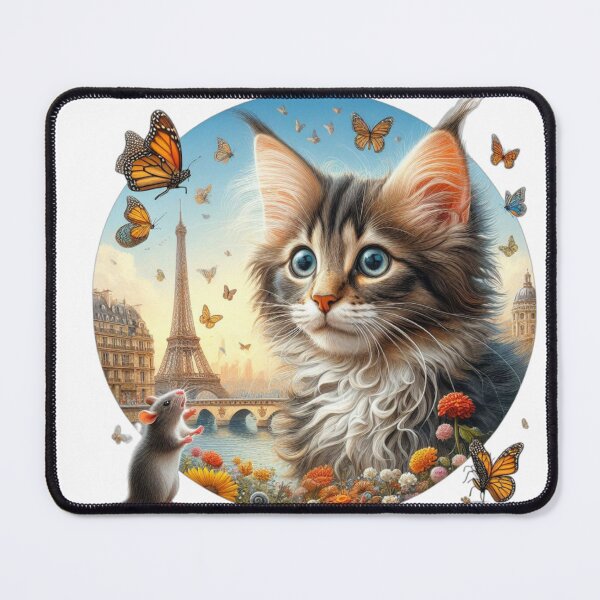 Item preview, #MaineCoonCat, #EiffelTowerDesign, designed and sold by KICIART.