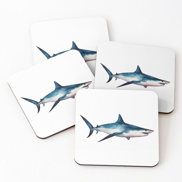 Item preview, Vibrant Watercolor Shortfin Mako Shark designed and sold by Fashon1.
