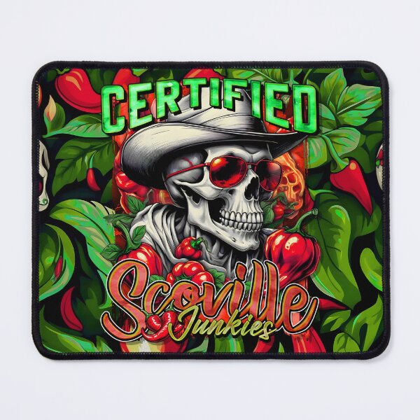 Item preview, Certified Scoville Junkies: Skulls Grinning Through the Habanero Haze [Full - Green] designed and sold by SuriyaArts.