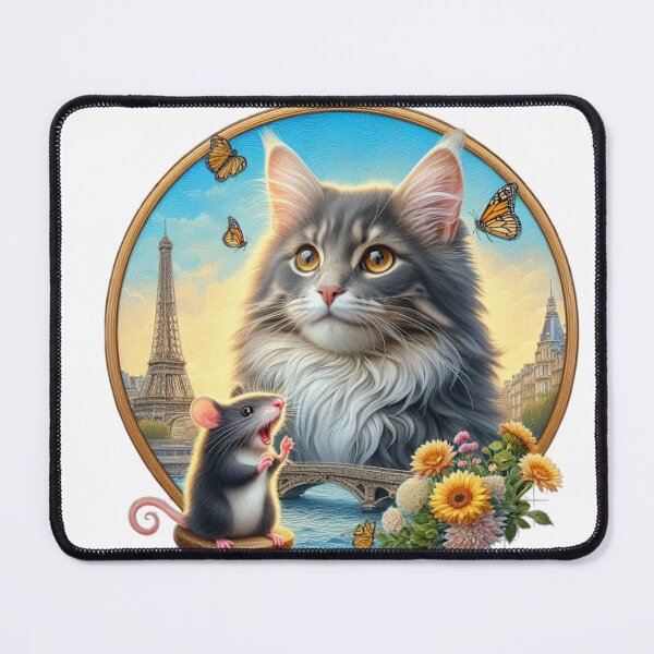 Item preview, #MaineCoonCat, #EiffelTowerDesign, designed and sold by KICIART.