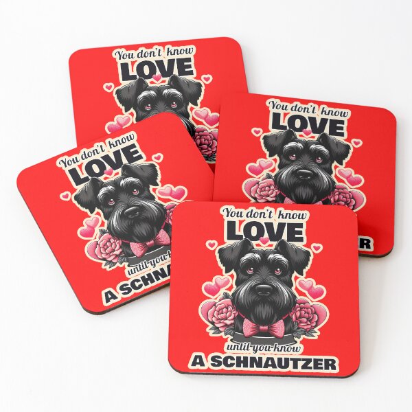 Item preview, Schnauzer Valentine's day designed and sold by ThisDress.