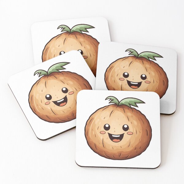 Item preview, Coconut Cute Cartoon style designed and sold by MuteluArtwork.