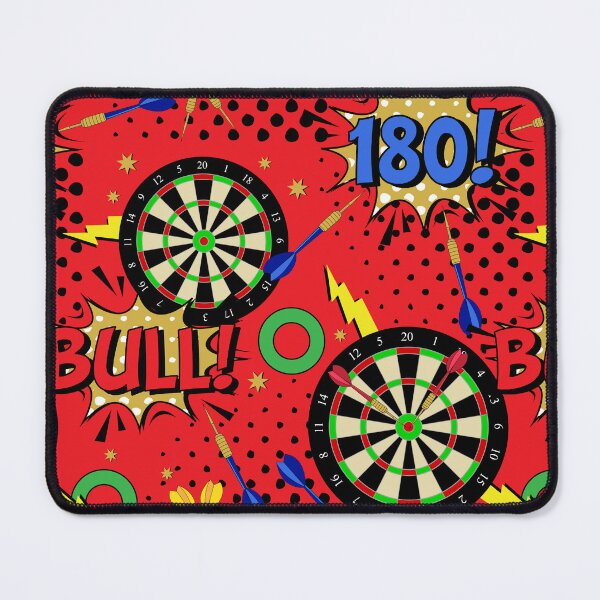 Item preview, Dartboards Darts Pattern Comic Book Style designed and sold by CreativeTwins.
