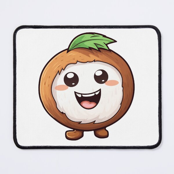 Item preview, Coconut Cute Cartoon style designed and sold by MuteluArtwork.