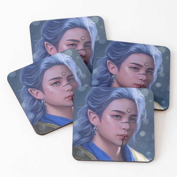 Item preview, Ateez Jongho fanart elf theme designed and sold by Pardis-arts.
