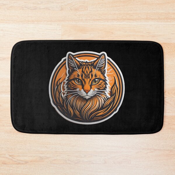 Item preview, cat with beard designed and sold by cuatrilenio.