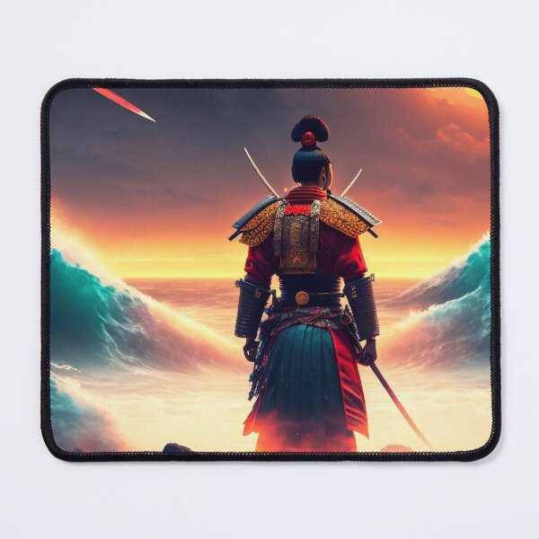 Item preview, A samurai standing beside the ocean designed and sold by m-y-A-I-A-R-T-.