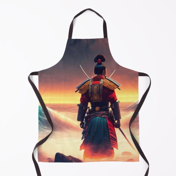 Item preview, A samurai standing beside the ocean designed and sold by M-Y-A-R-T-.