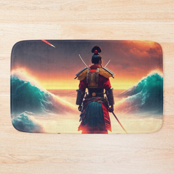 Item preview, A samurai standing beside the ocean designed and sold by m-y-A-I-A-R-T-.