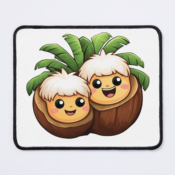 Item preview, Coconut Cute Cartoon style designed and sold by MuteluArtwork.