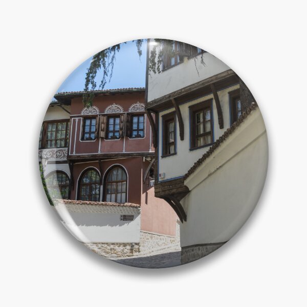 Item preview, Old Town Plovdiv Cobblestoned Street and National Revival Houses designed and sold by Georgia Mizuleva.