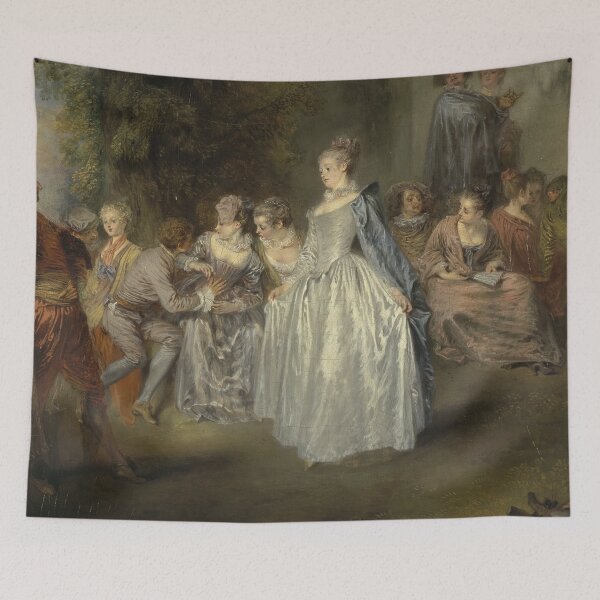 Item preview, jean antoine watteau paintings  jean antoine watteau artworks 1684 1721 designed and sold by Rayscompany.