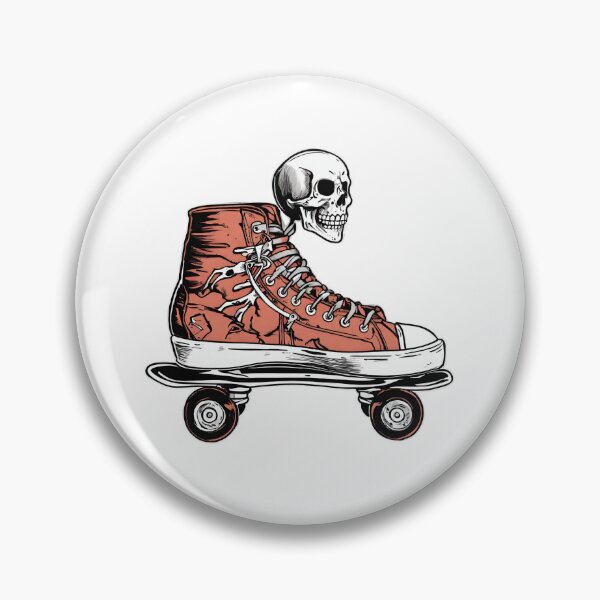 Item preview, Preppy Skeleton Skate T-Shirt Sticker designed and sold by Quarkari.