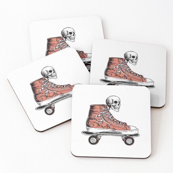 Item preview, Preppy Skeleton Skate T-Shirt Sticker designed and sold by Quarkari.