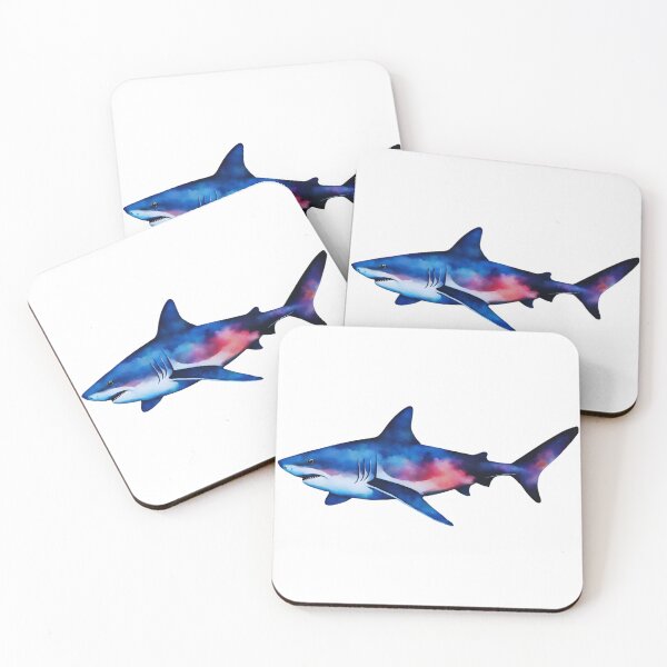 Item preview, Striking Watercolor Bull Shark designed and sold by Fashon1.