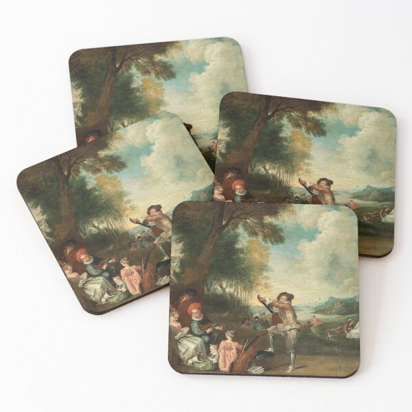 Item preview, jean antoine watteau paintings  jean antoine watteau artworks 1684 1721 designed and sold by Rayscompany.