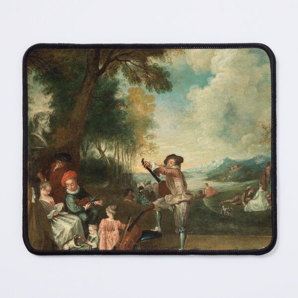 Item preview, jean antoine watteau paintings  jean antoine watteau artworks 1684 1721 designed and sold by Rayscompany.