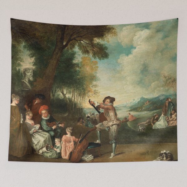 Item preview, jean antoine watteau paintings  jean antoine watteau artworks 1684 1721 designed and sold by Rayscompany.