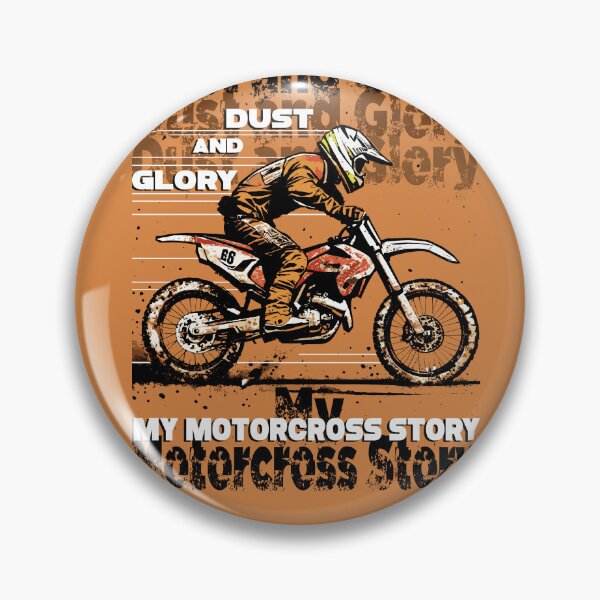 Item preview, Dust and Glory , My Motorcross story designed and sold by Concept-Hub.