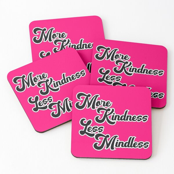 Item preview, More Kindness Less Mindless - Positive Motivational Quote designed and sold by Harlake.