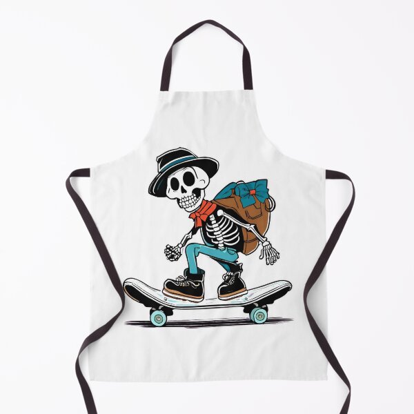 Item preview, Preppy Skeleton Skate T-Shirt Sticker designed and sold by Quarkari.