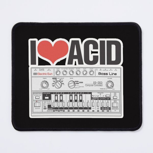 Item preview, i love acid 303 designed and sold by Ratatatts.