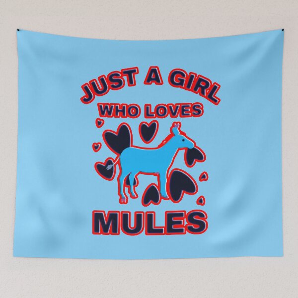 Item preview, Just A Girl Who Loves Mules Funny #2 designed and sold by creativerooney.