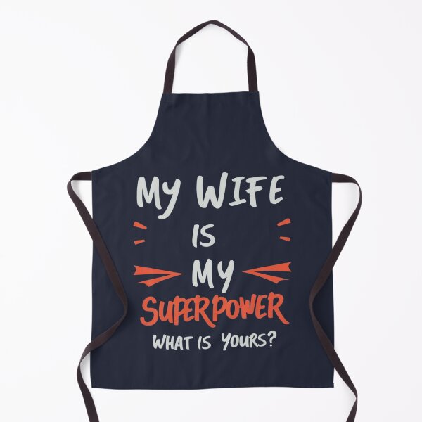 Item preview, My wife is my superpower, what is yours? designed and sold by BlueGoldArt.