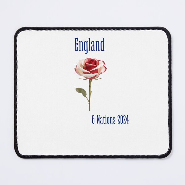 Item preview, England 6 Nations Rugby Tshirt English Rose Design Classic Mod Target Print designed and sold by All1Mod.