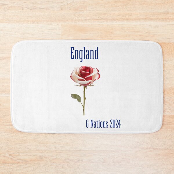Item preview, England 6 Nations Rugby Tshirt English Rose Design Classic Mod Target Print designed and sold by All1Mod.