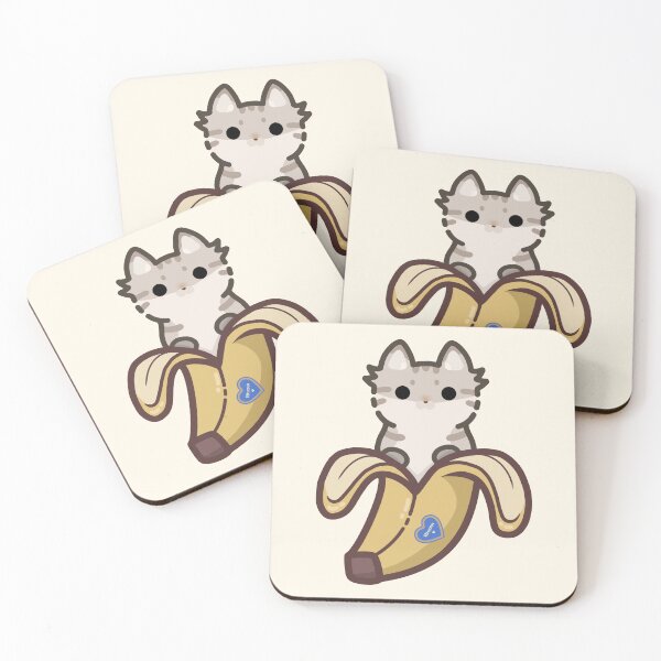 Item preview, Valentine's Day Lynx Point Banana Cat  designed and sold by Biszkompt.
