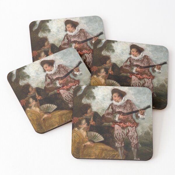 Item preview, jean antoine watteau paintings  jean antoine watteau artworks 1684 1721 designed and sold by Rayscompany.