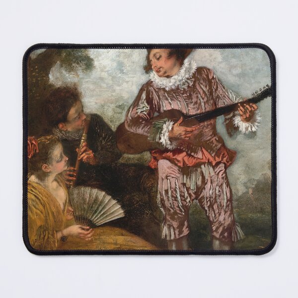 Item preview, jean antoine watteau paintings  jean antoine watteau artworks 1684 1721 designed and sold by Rayscompany.