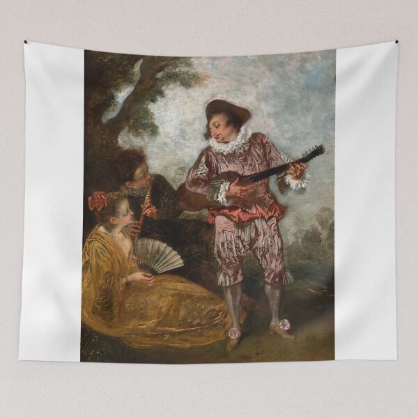 Item preview, jean antoine watteau paintings  jean antoine watteau artworks 1684 1721 designed and sold by Rayscompany.