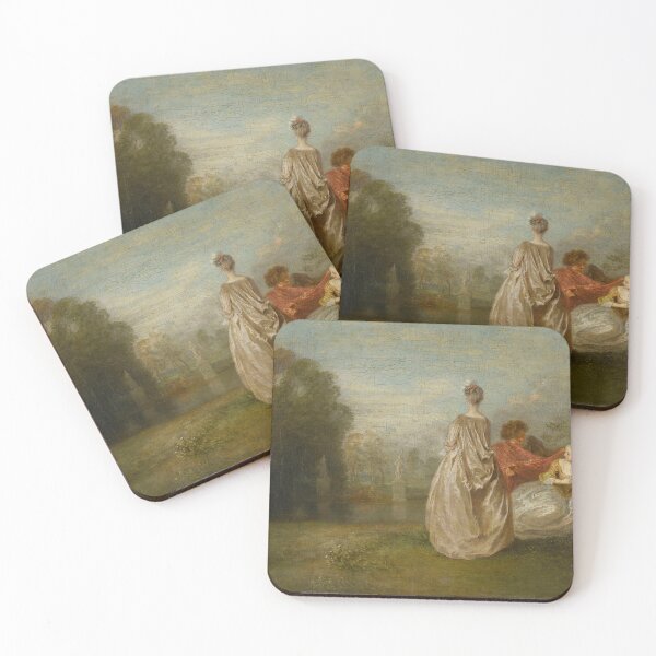 Item preview, jean antoine watteau paintings  jean antoine watteau artworks 1684 1721 designed and sold by Rayscompany.