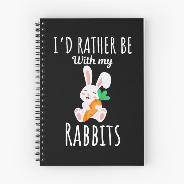 Item preview, I'd rather be with my rabbits, funny rabbit lovers and owners saying designed and sold by NBSStore.