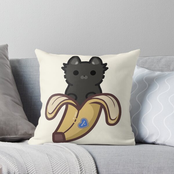 Item preview, Valentine's Day Black Banana Cat  designed and sold by Biszkompt.
