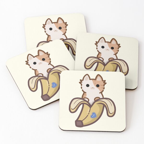 Item preview, Copy of Valentine's Day White and Orange Banana Cat  designed and sold by Biszkompt.