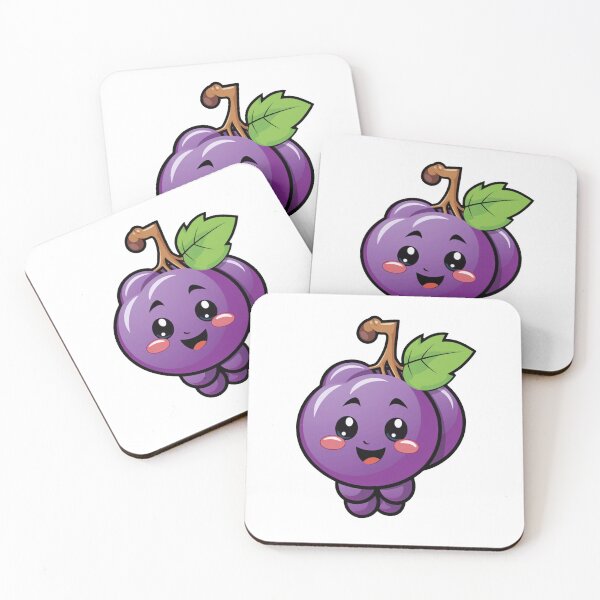 Item preview, Grape Cute Cartoon style designed and sold by MuteluArtwork.