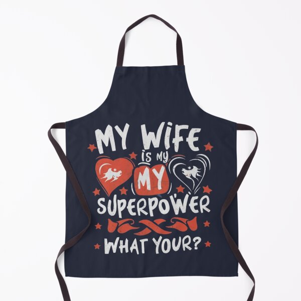 Item preview, My wife is my superpower designed and sold by BlueGoldArt.