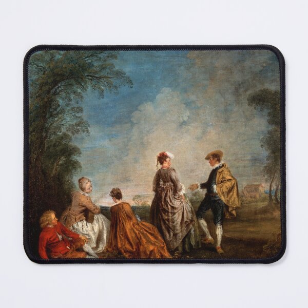 Item preview, jean antoine watteau paintings  jean antoine watteau artworks 1684 1721 designed and sold by Rayscompany.