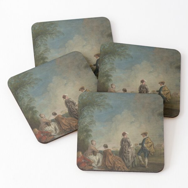 Item preview, jean antoine watteau paintings  jean antoine watteau artworks 1684 1721 designed and sold by Rayscompany.