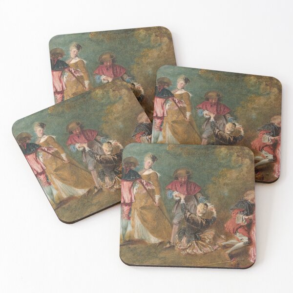 Item preview, jean antoine watteau paintings  jean antoine watteau artworks 1684 1721 designed and sold by Rayscompany.