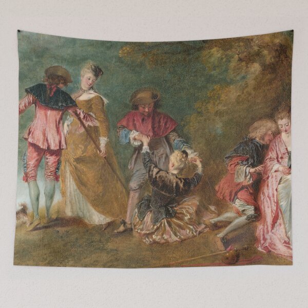 Item preview, jean antoine watteau paintings  jean antoine watteau artworks 1684 1721 designed and sold by Rayscompany.