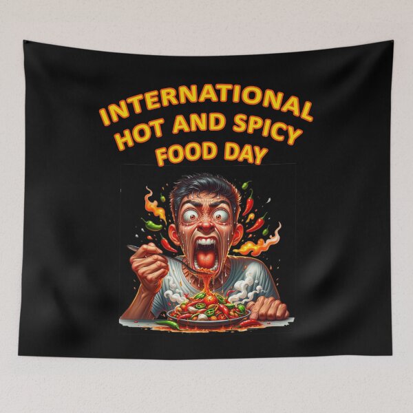 Item preview, International Hot and Spicy Food Day designed and sold by irek07.