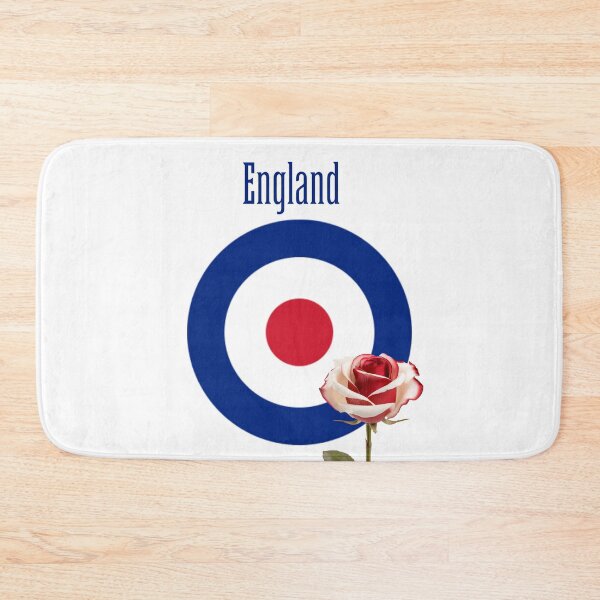 Item preview, England 6 Nations Rugby Tshirt English Rose Design Classic Mod Target Print designed and sold by All1Mod.