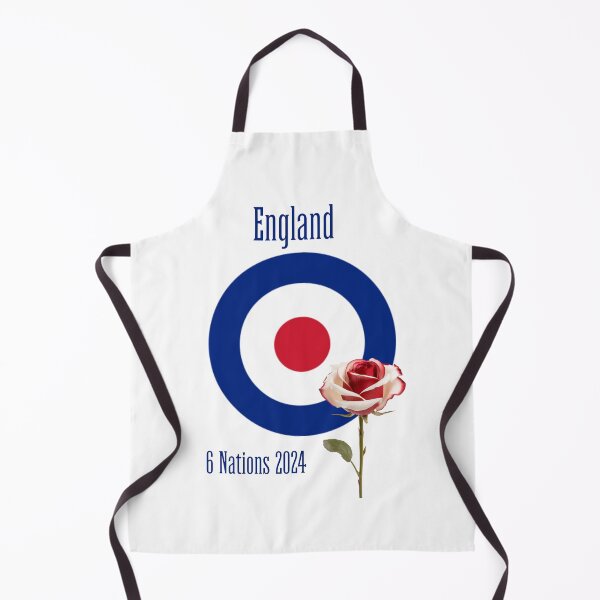 Item preview, England 6 Nations Rugby Tshirt English Rose Design Classic Mod Target Print designed and sold by All1Mod.