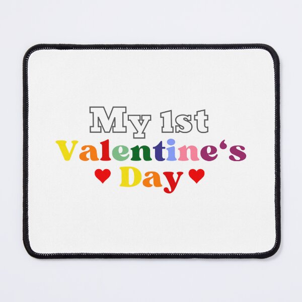 Item preview, Valentine's Day gifts Fun colors Newborn Design My 1st Valentine's Day designed and sold by TheVirtualSpace.
